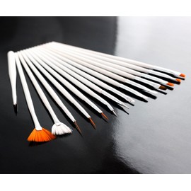 MBW Brush Set for Gel Nails I Acrylic Nails Nail Modelling Nail Art Brush Set Acrylic UV Gel Nail Design