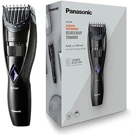 Panasonic ER-GB37 Wet & Dry Electric Beard Trimmer for Men with 20 Cutting Lengths, Standard UK 3pin Plug