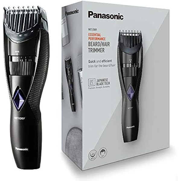 Panasonic ER-GB37 Wet & Dry Electric Beard Trimmer for Men