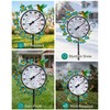 Outdoor Thermometer Waterproof Hummingbird Outside Thermometer Hygrometer