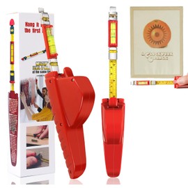 GCXIXPY Upgraded All-in-One Picture Hanging Kit with Level, Portable and Adjustable for Hang Pictures, Mirrors, TVs