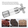Pepper Mill Professional Refillable Ceramic Rotor Coarseness Adjustable Manual Pepper