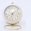 Small Round Clock Circular Base Mute Corrosion Resistance Quartz Bedside