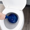 JS Jackson Supplies Blue Bellows Accordion Toilet Plunger with Black