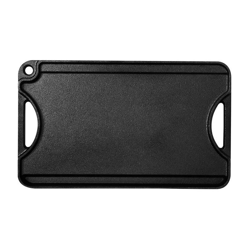 VEVOR Reversible Grill/Griddle, 14x8.5 inch Pre-Seasoned Cast Iron Griddle, Portable
