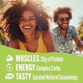Lenny & Larry's FITZELS Protein Pretzels (Chilli Lime Time) 8 Individual Bags 3 oz Each – High Protein Snacks with 20g of Plant Based Protein – Healthy Vegan Pretzels – Delicious Salty Taste