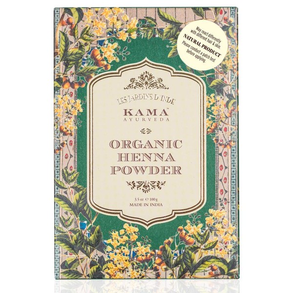 Kama Ayurveda 100% Organic Henna Powder, 100g