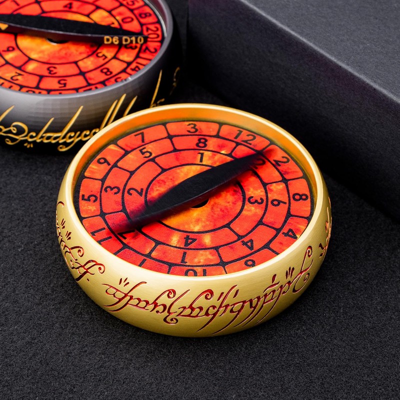 ORIFANTOU Spinner DND Dice Set Metal Gaze Eye Dice Set