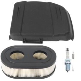 Air Filter Kit with Cover and Spark Plug Replacement Parts Kit for 650EXI 675EXI 675IS Lawnmower Compatible with 594575, 798452
