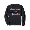 US Flag Bold Proud Air Force Grandma Sweatshirt