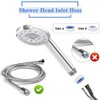 Eyech 2-Pack Shower Flow Reducer Limiter Set Water Flow Saver