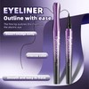 Long Lasting Eyeliner, 2 Counts/set Waterproof Eyeliner, Quick Drying Eyeliner