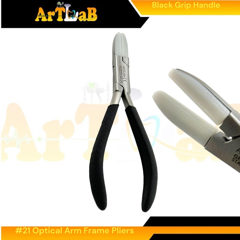 Optical Pliers for Adjusting Eyeglasses, Nose Pad Applicator Pliers, Arm