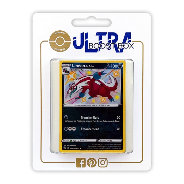 my-booster SWSH045-FR25-UB-SV079 Linéon de galar (Galar-Geradaks) SV079/SV122 Secret Dazzling Myboost