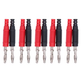 10pcs 4mm Speaker Banana Male Banana Socket Lantern Banana Plug Plug Insulation Lantern Banana Socket Speaker Wire Connector for DIY