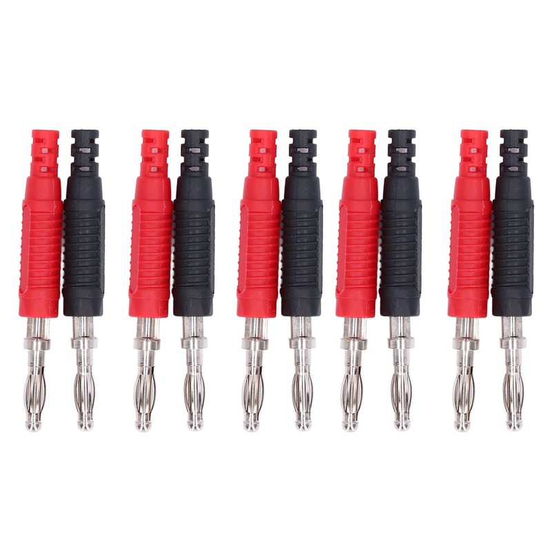 10pcs 4mm Speaker Banana Male Banana Socket Lantern Banana Plug