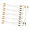 ERINGOGO 12pcs Wooden Eyebrow Pencil with Sharpener Non-Smudge Makeup Eyebrow Shaper for Women Easy to Use Eye Makeup Tool