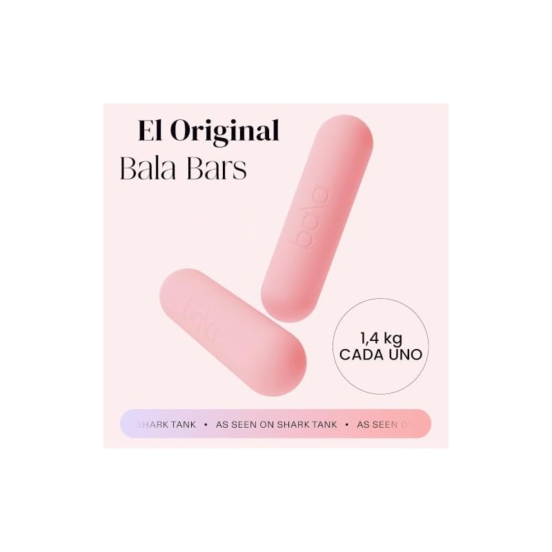 Bala Bars - Juego de mancuernas para mujeres y hombres,
