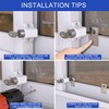 2 Pcs Sliding Door Window Locks, Window Locks for Horizontal