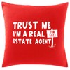 Hippowarehouse Trust me I'm A Real Estate Agent Printed bedroom
