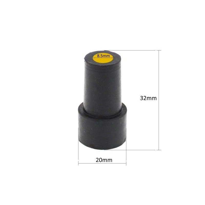 Lifeswonderful - Rubber Trekking Pole Tips for Combi Spike Wooden