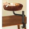 stohot Desk Cat Bed for Indoor Cats, Large Cat Kitten