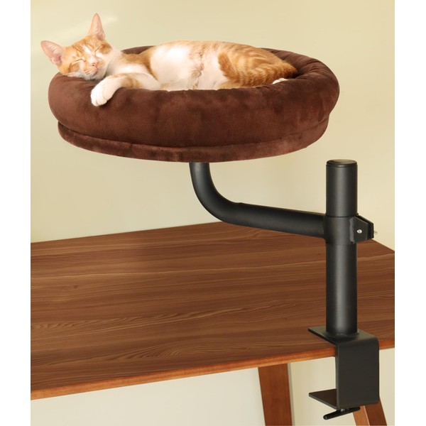 stohot Desk Cat Bed for Indoor Cats, Large Cat Kitten