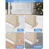 1 Pack Under Door Draft Stopper, 96CM Twin Door Draft