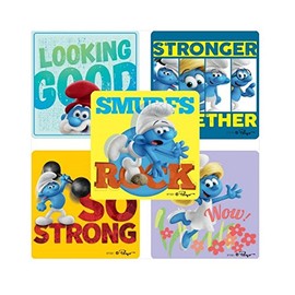SmileMakers SMI369 Sticker, Smurfs, 3 The Lost Village
