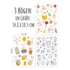 Children's Easter Tattoos, 3 Sheets Children's Tattoos, Easter Tattoos, Easter