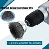 WENORA 5 Pack Wire Cup Brush for Drill, Wire Brush
