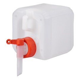 Jerrycanshop - Plastic Canister 1 L with Tap - Canister for Dangerous Liquids, Water and Food - UN Canister - 1 Litre - Plastic (HDPE) - BPA Free - Natural