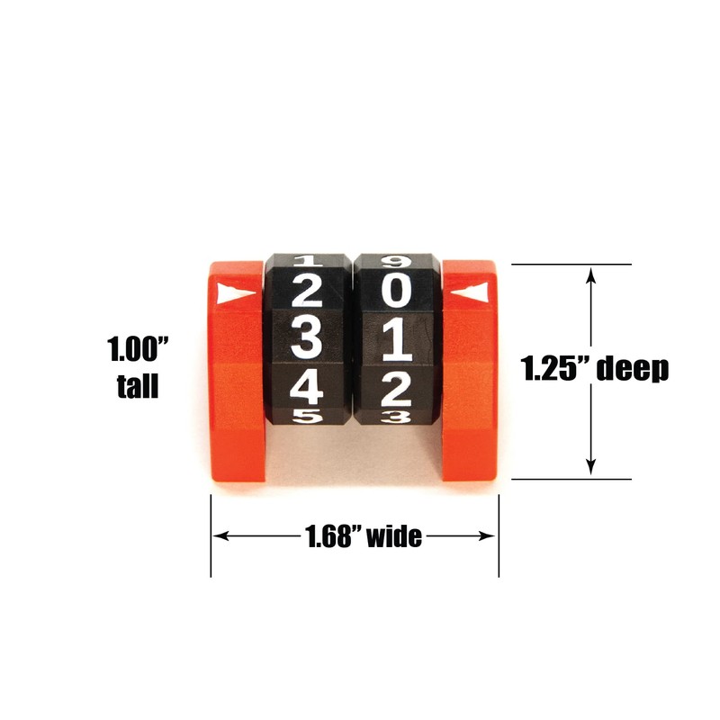 Life Counter / Wound Counter - Number dial - Two