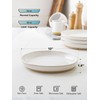 LE TAUCI Dinner Plates Set of 4, 10 Inch Ceramic