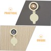 Operitacx 6PCS Copper Peephole Cover for Apartment Doors Privacy Protection