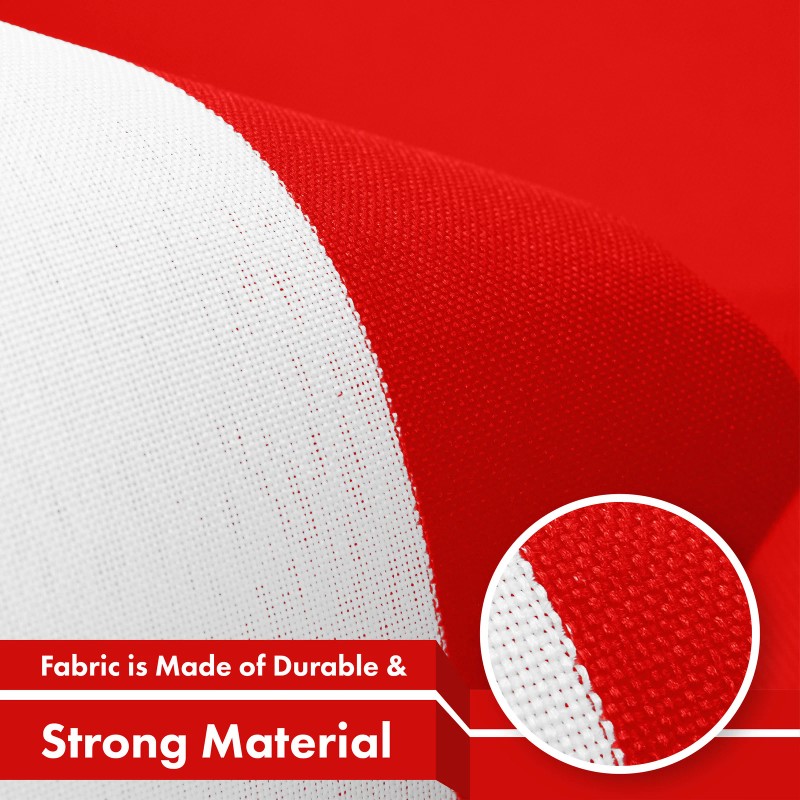 G128 2 Pack: Canada Canadian Flag 3x5 Ft Printed 150D
