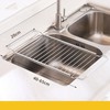 Telescopic Sink Storage Rack Stainless Steel Expandable Kitchen Sink Organizer
