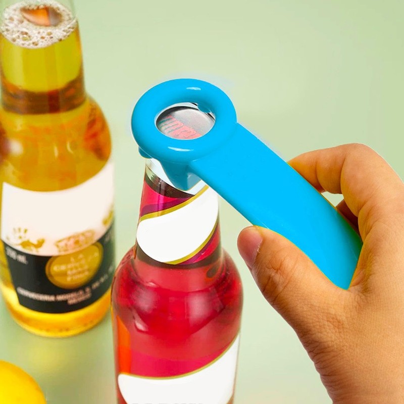 3 Pieces Plastic Bottle Opener, Kitchen Supplies, Manual Bottle Opener,
