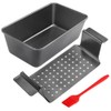 Cyimi Meatloaf Pan with Drain Tray, Nonstick Baking Loaf Pan