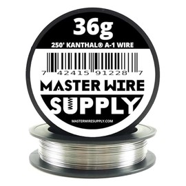Kanthal A1-250' - 36 Gauge Wire - 250ft - 0.13mm - 0.005in - Made in USA - Master Wire Supply