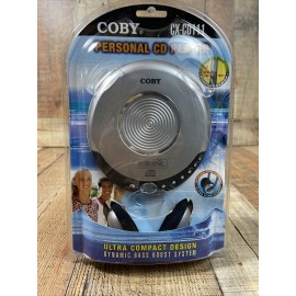 Coby NEW COBY SILVER DID MAN/WALKMAN CD PLAYER DYNAMIC BASS BOOST CX-CD111