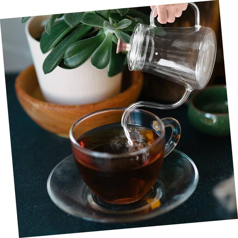 Ciieeo Glass Transparent Coffee Pot Hand Brewing Kettle for Coffee