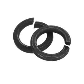 sourcing map M16 Split Lock Washer, 30Pcs Carbon Steel Spring Lock Washers Metal Split Ring Washer for Screw Bolts Machinery