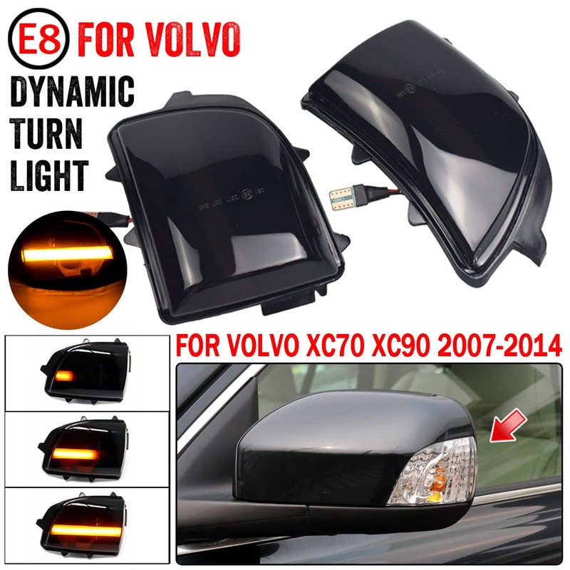 Kakulkomen LED Dynamic Turn Signal Light Side Mirror Blinker Sequential
