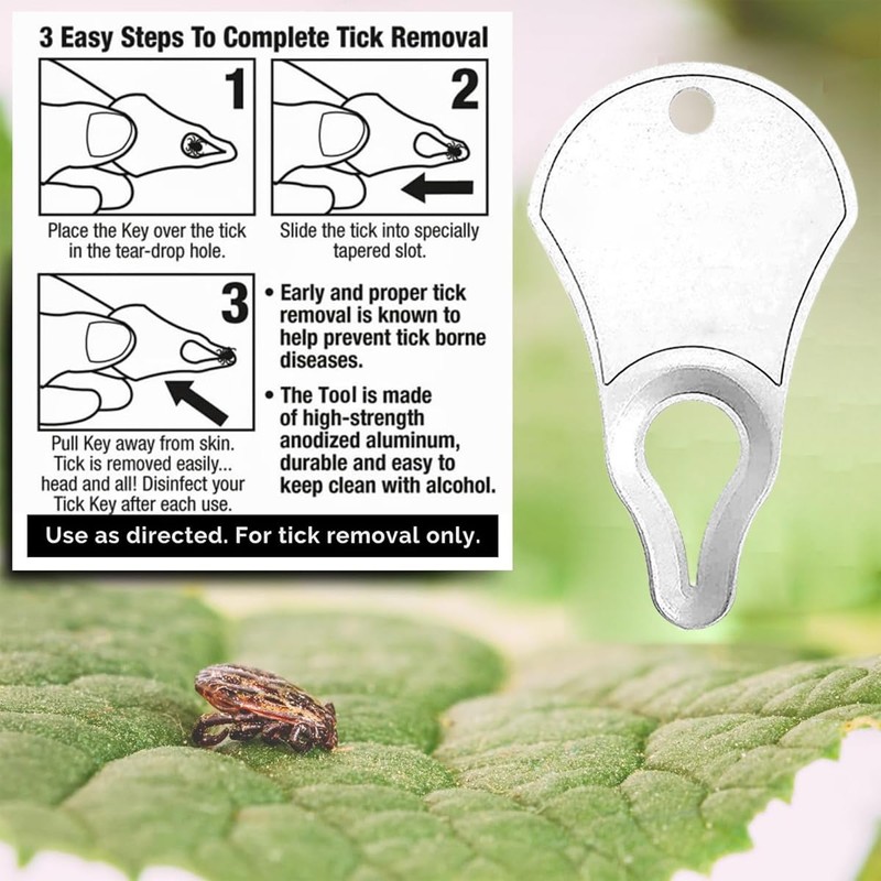 AIMALL Tick Removal Tool for Pets, High Strength Aluminium Lice