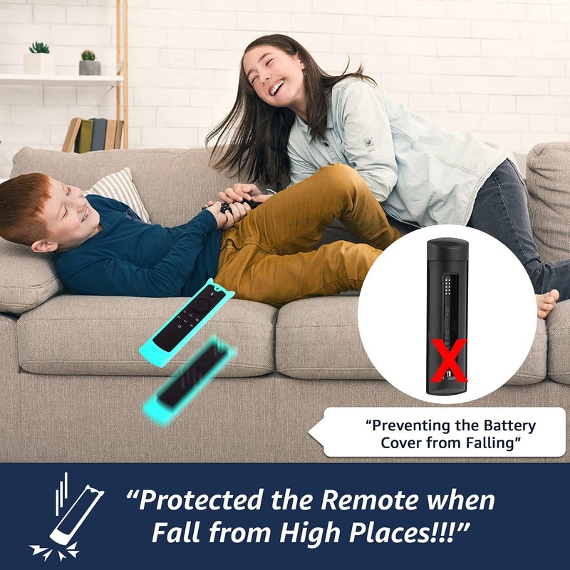 3 Packs Silicone Remote Cover Case Glow in The Dark,
