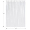 AmazerBath Clear Shower Curtain Liner, 70 x 72 Inches EVA