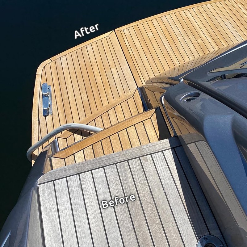 DITEC Teak Magic Marine Premium, Safe, Non-Destructive, High Performing Two-Step