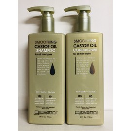 Giovanni ~ Castor Oil Smoothing Shampoo & Conditioner with Keratin 24 fl oz Each