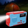 RD-666WBT Portable Solar Powered Emergency Hand Crank AM FM Radio